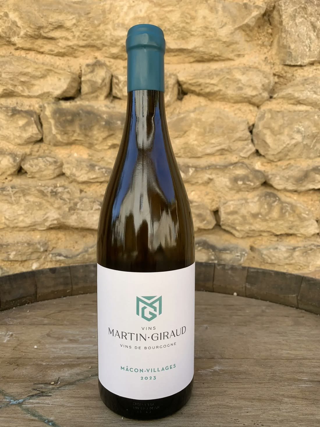 Bouteille de vin blanc du domaine Martin-Giraud