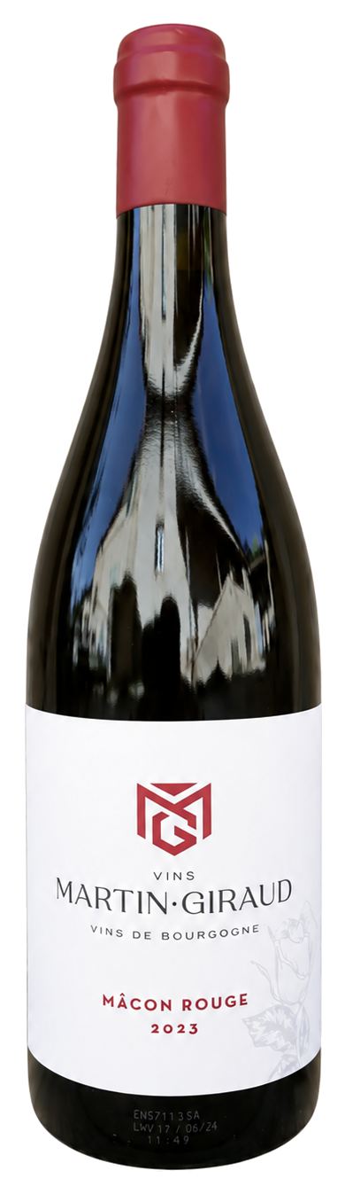 Bouteille de Mâcon Rouge du domaine Martin-Giraud