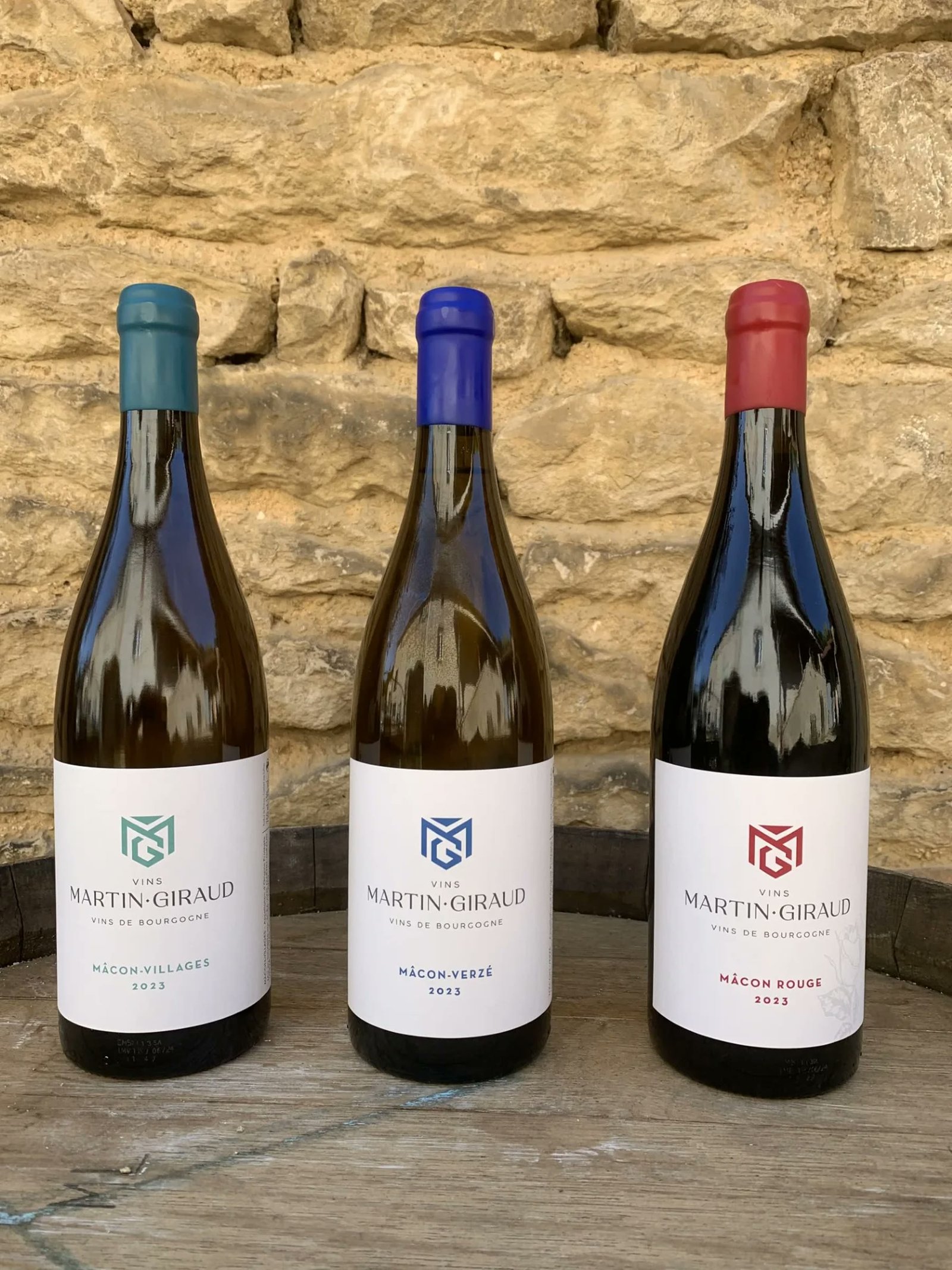 Les bouteilles du domaine Martin-Giraud